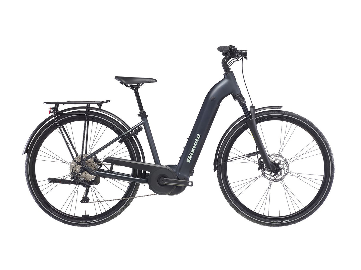 Bianchi T-Tronik C 8.2 Graphite Bosch Perf Line 600 Wh Deore10 urban eBike