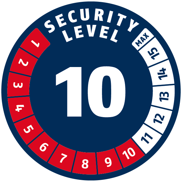 ABUS: Bordo 6000K Folding Lock, Key 90cm/120cm