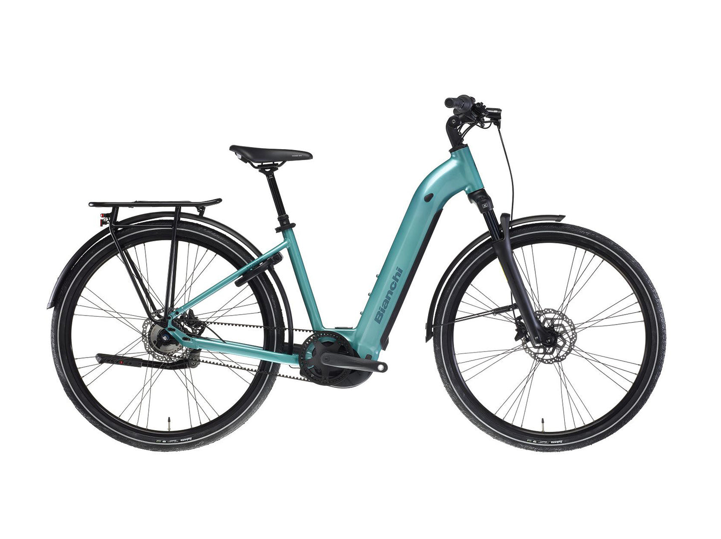 Bianchi T-Tronik C 8.2 Celeste Bosch Perf Line 600 Wh Deore10 urban eBike