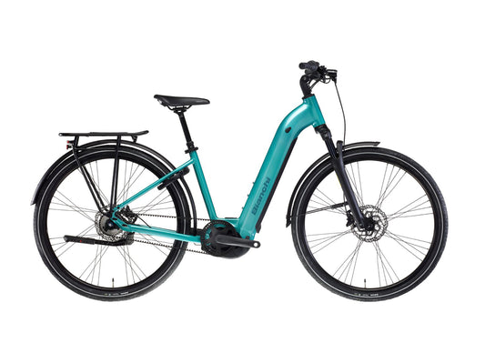 Bianchi T-Tronik C 8.2 Beltdrive Celeste Bosch urban eBike with rear rack