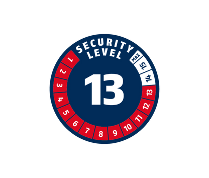 ABUS: Bordo XPlus 6200K Folding Lock, Key 94cm