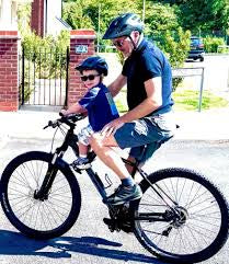 Shotgun MTB Seat for kids on frame