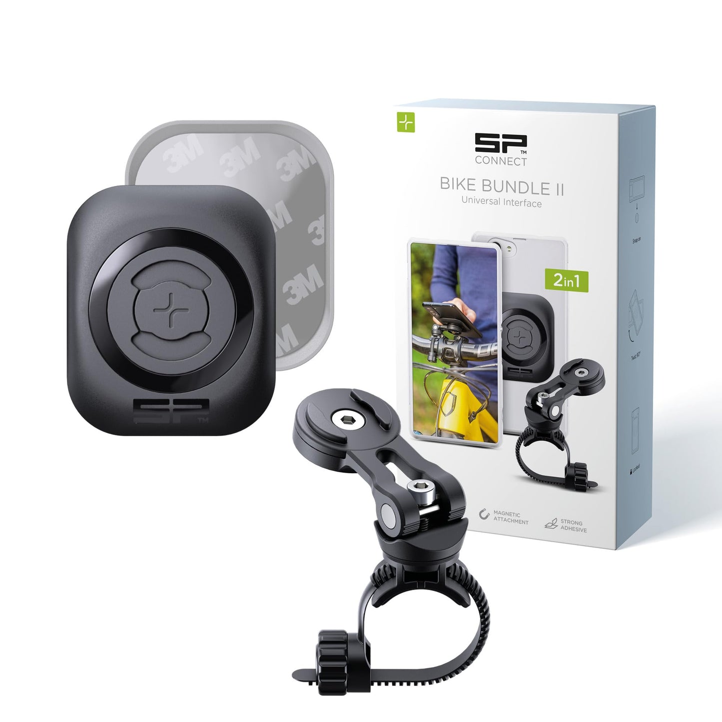 SP Connect Universal Phone Clamp Bike Bundle