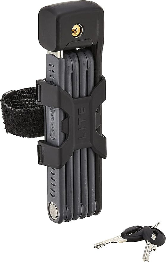ABUS Bordo UGrip Lite 6055K, Foldable Lock with Key