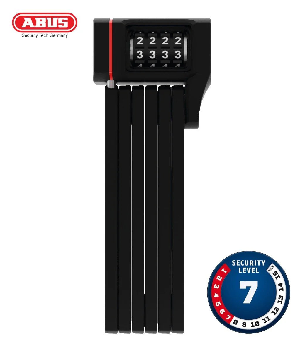 ABUS:  Bordo UGrip 5700C Folding Lock, Combination 80cm
