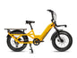 Troxus Lynx Cargo Gloss Mango cargo electric bike with front and rear racks