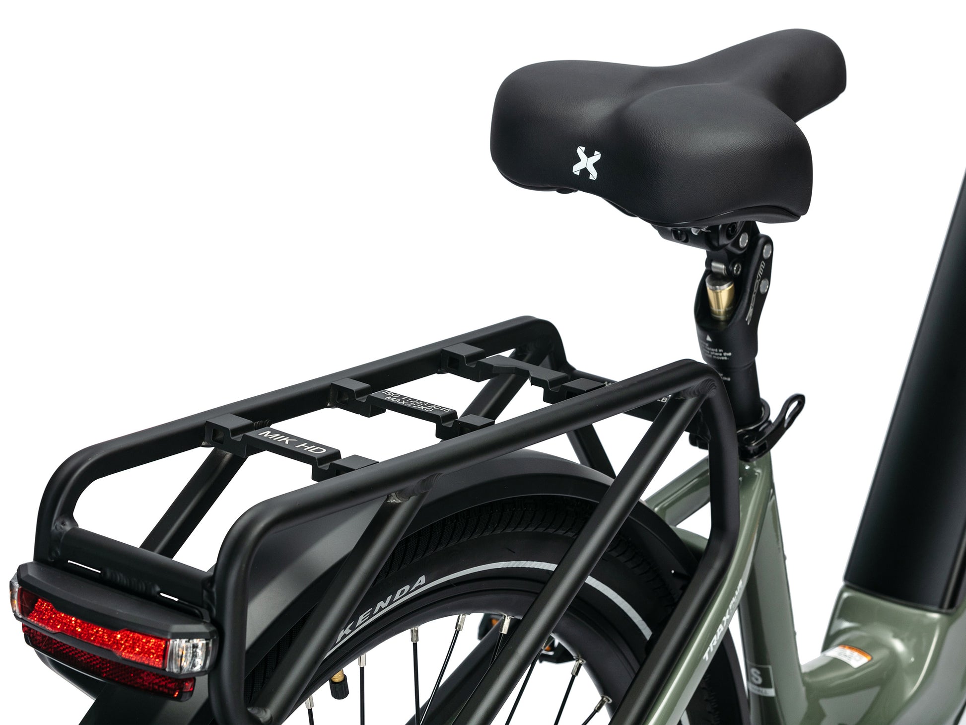 Troxus Trax Plus 500/15 Comfort Saddle with Zoom Suspension Seatpost