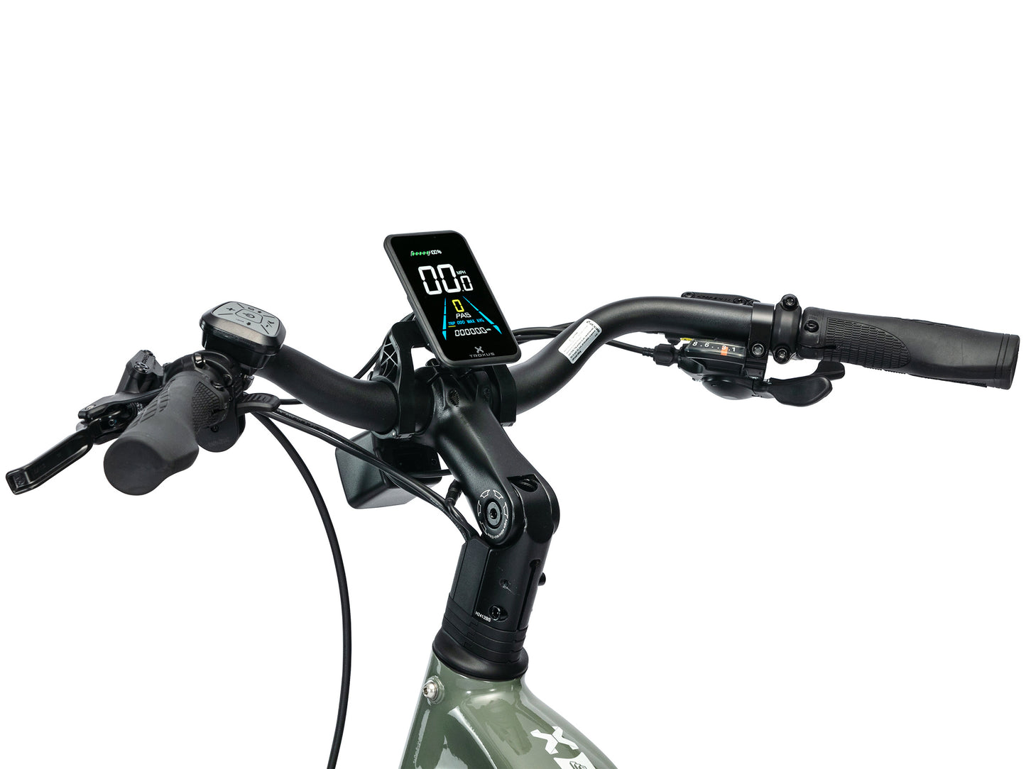 Troxus Trax Plus 500/15 Color LCD Display with Bluetooth Connectivity and Turn Signal Controls