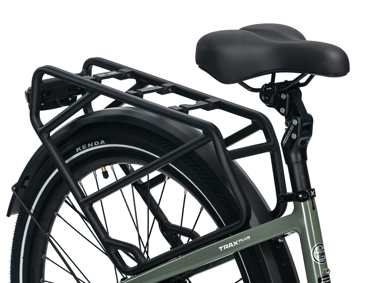 Troxus Trax Plus 500/15 Zoom Suspension Seatpost and MIK Compatible Rear Rack