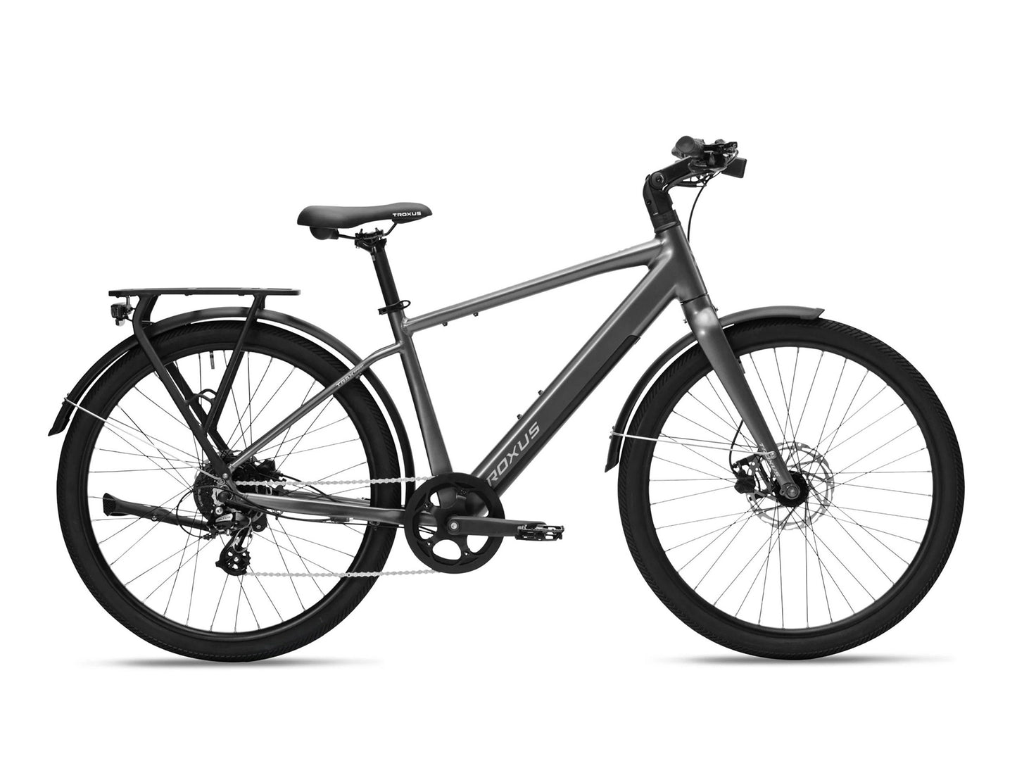 Troxus Trax Sport Natural Slate electric bike available in North Vancouver BC commuter eBike