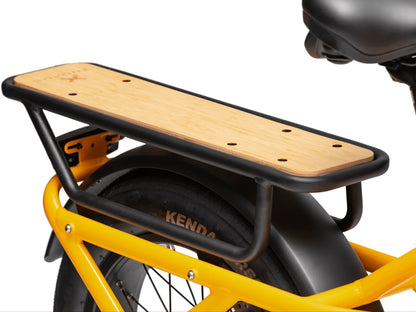 Troxus Lynx Cargo Gloss Mango electric cargo bike with heavy-duty rear rack