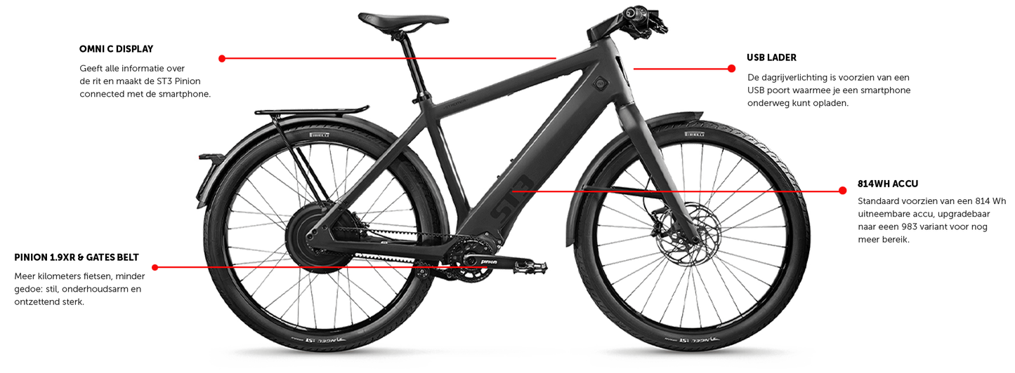 Stromer: ST3 with Pinion